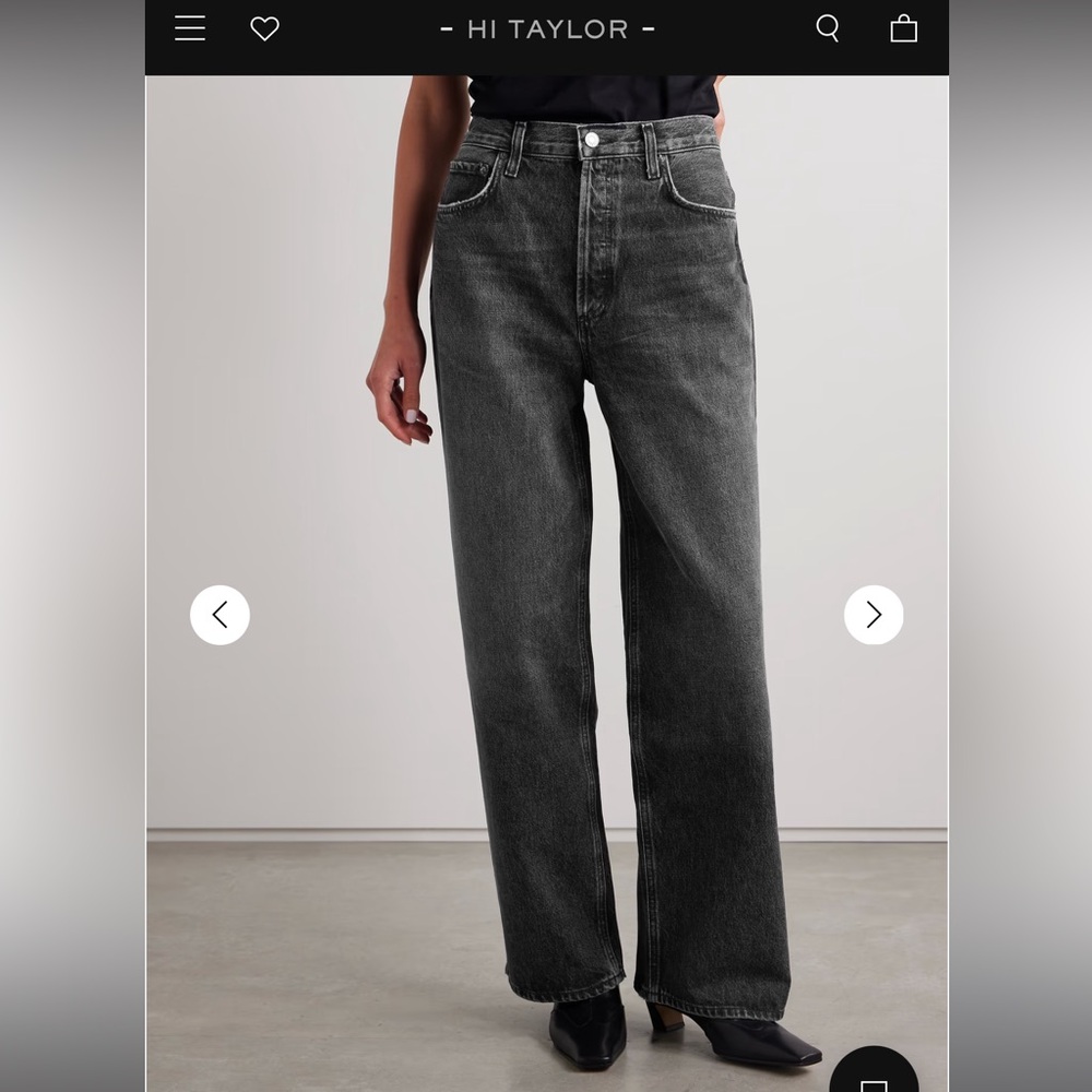 Agolde Low Slung Baggy Jeans